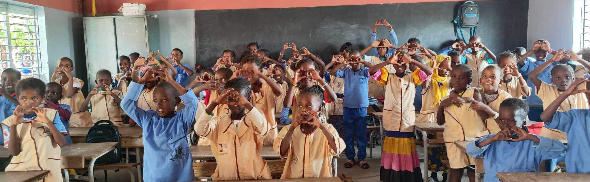 Wallu Hellef Classe d'enfants Sénégalais